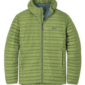 $299! NWT Men's Stio Pinion Down Hooded Jacket - Terrain Green - Small